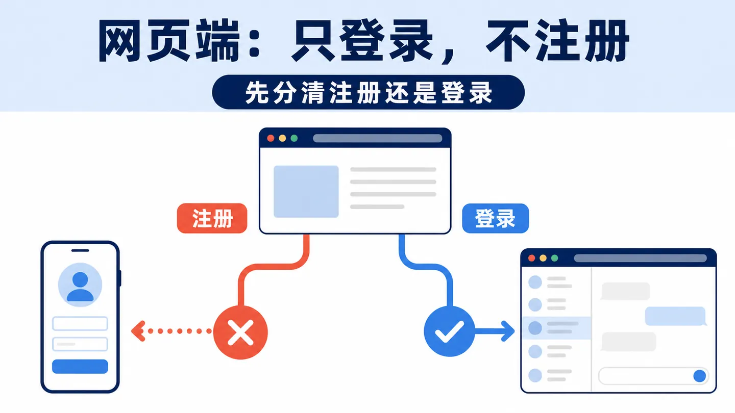 telegram网页版收不到短信:先确认你是在注册新账号,还是登录已有账号