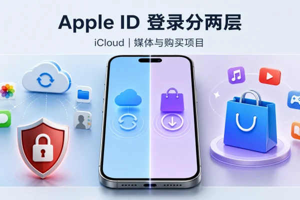 apple id登录指南：通过apple id官网完成苹果id登录，并分清 iCloud 与媒体和购买项目